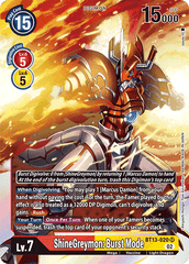 Shinegreymon : Mode rafale - BT13-020 - SR // BT13 – Contre le Chevalier Royal // BT13 - Versus Royal Knight